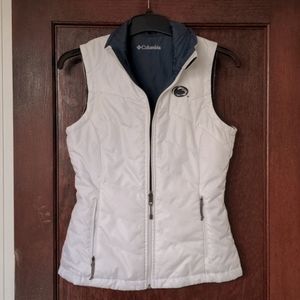 Columbia Penn State reversible vest.